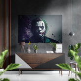 Joker Brushed Aluminum Dibond Wall Art.
